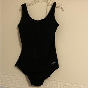 Black Women's One Piece Swimsuit